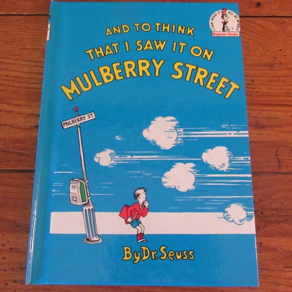 Rare Discontinued Dr. Seuss And To Think That I Saw It On Mulberry Street Book - Picture 1 of 14